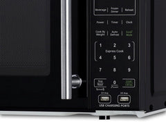 Summit Appliance 2 Door Microwave & Refrigerator - Freezer Combination with Allocator