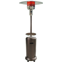Hanover - 7-ft. 48,000 BTU Steel Umbrella Propane Patio Heater - Hammered Bronze